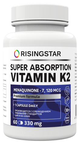 Risingstar Vitamin K2, 60 капс
