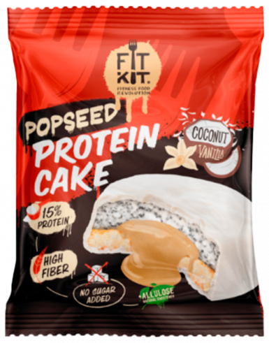FitKit Protein Popseed Cake, 70 грамм