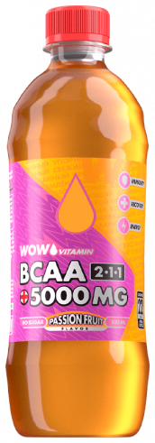 WOW Energy Drink BCAA 2:1:1 5000 mg, 500 мл