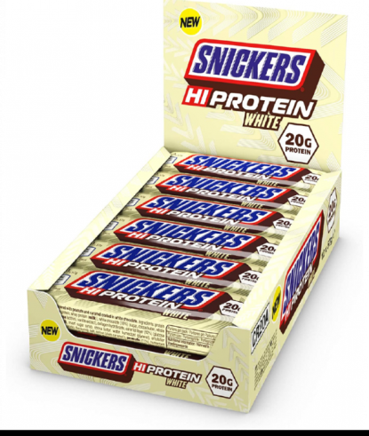 Mars Incorporated Snickers Hi Protein White Bars, 57 гр