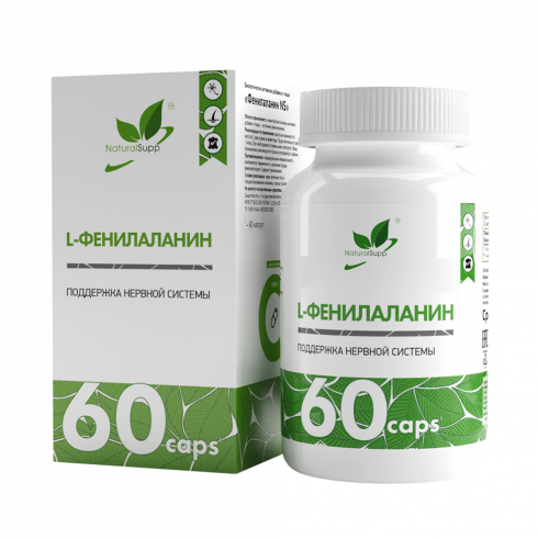 Natural Supp L-Phenylalanine, 60 капсул