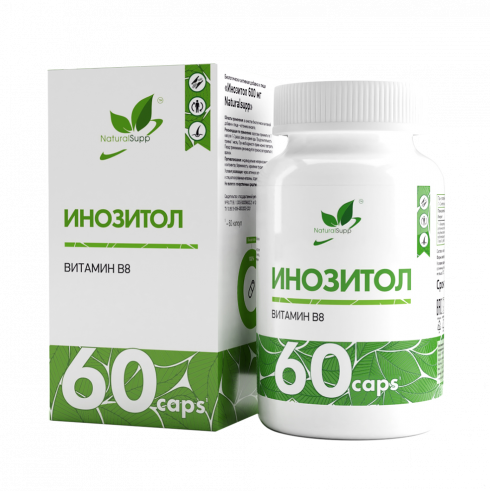 Natural Supp Inositol, 60 капсул