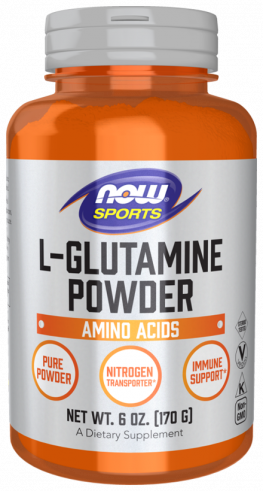 NOW L-Glutamine Powder, 170 грамм