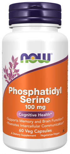 NOW Phosphatidyl Serine 100 mg, 60 капсул