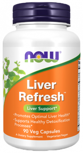 NOW Liver Refresh, 90 капсул