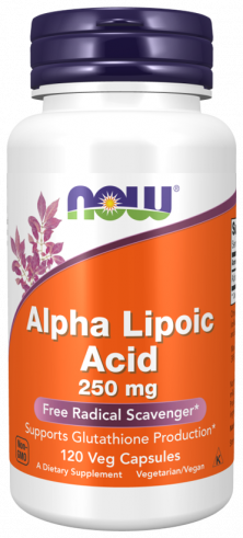 NOW Alpha Lipoic Acid 250 mg, 120 капсул