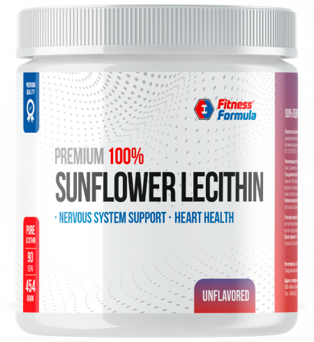 Fitness Formula Sunflower Lecithin, 454 грамм