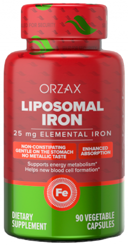 Orzax Liposomal Iron, 90 капсул