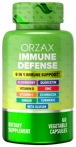 Orzax 9 in 1 Immune Support, 60 капсул