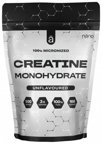 Nano supps 100% Micronized Creatine Monohydrate, 100% Микронизированный Креатин Моногидрат (пакет), 500 грамм