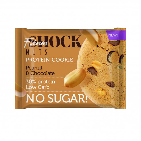 FitnesShock Protein Cookie NUTS, 40 гр