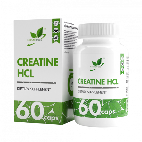 Natural Supp Creatine HCL, 60 капсул