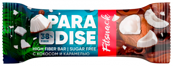 Fitsnack Батончик глазированный Paradise, 45 грамм