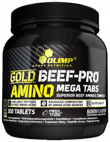 Olimp Sport Nutrition Gold Beef Pro Amino Mega Tabs, 300 таблеток