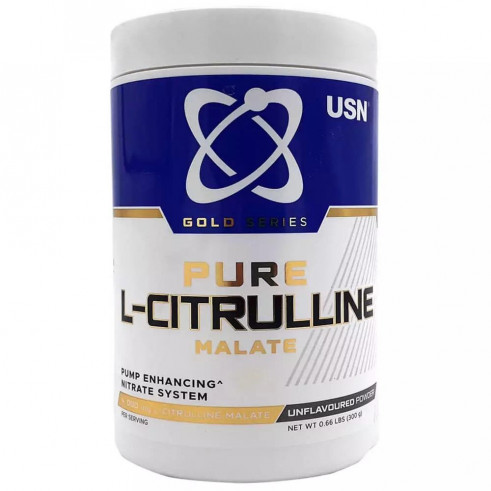 USN Pure L-Citrulline Malate, Пьюр Л-Цитруллин Малат, 300 грамм