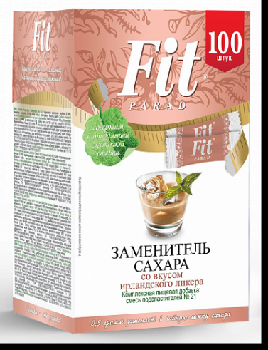 FitParad Заменитель сахара № 21 в стиках, 100 шт