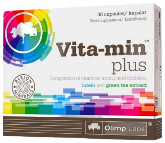Olimp Labs Vita-Min Plus, Вита-Мин Плюс, 30 капсул