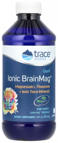 Trace Minerals Liquid Ionic BrainMag+, 237 мл
