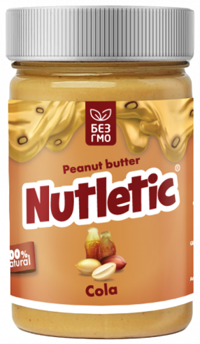 Nutletic Арахисовая паста с колой, 280 грамм