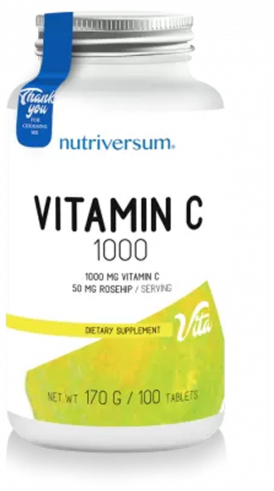 Nutriversum Vita Vitamin C 1000, 100 таблеток