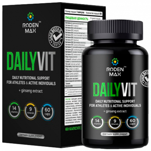Roden Max Daily Vit, 60 капсул