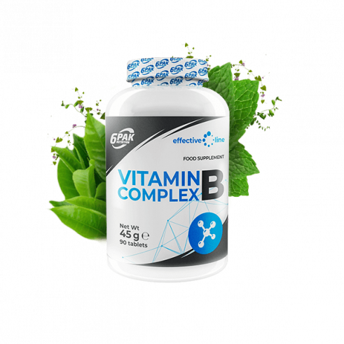 6PAK Nutrition EL Vitamin B complex, 90 таб