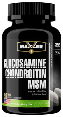 Maxler Glucosamine Chondroitin MSM, 90 таб