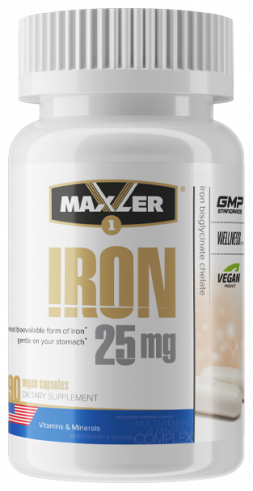 Maxler IRON 25 мг, 90 капс