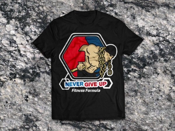 Fitness Formula Футболка "Never Give Up"
