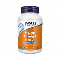 NOW Tri-3D Omega Softgels, 90 капсул