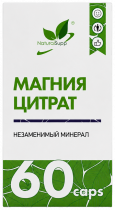 Natural Supp Магния цитрат, 60 капсул