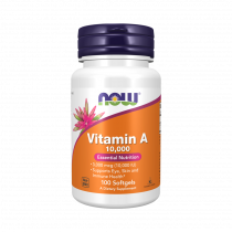 NOW Vitamin A 10000 IU, 100 капсул