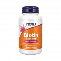 NOW Biotin, Биотин, 120 капсул