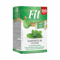 FitParad Заменитель сахара №24 в стиках, 100 стиков